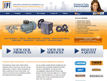 Tablet Screenshot of industrialpowertrans.com